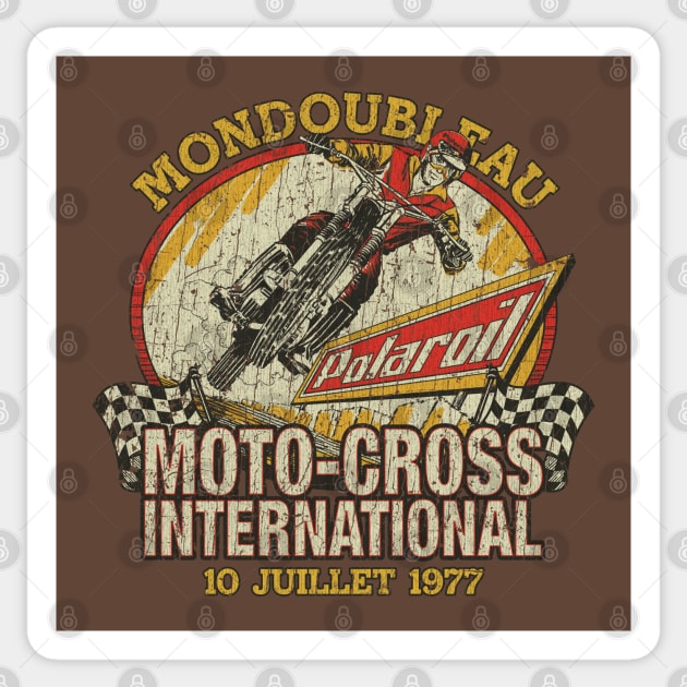 Mondoubleau Moto-Cross International 1977 Sticker by JCD666